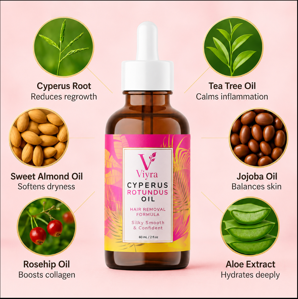 Cyperus Rotundus Hair Growth Inhibitor Oil