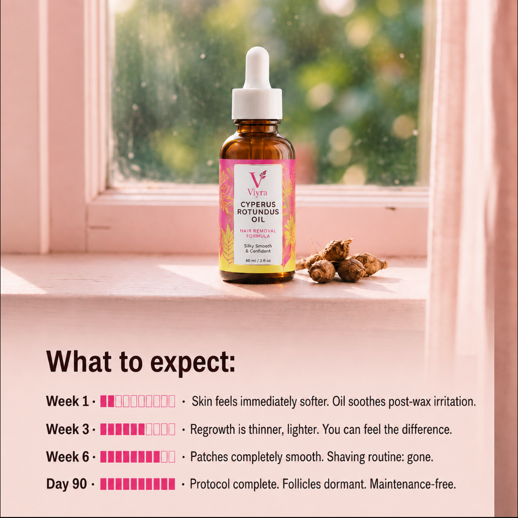 Cyperus Rotundus Hair Growth Inhibitor Oil
